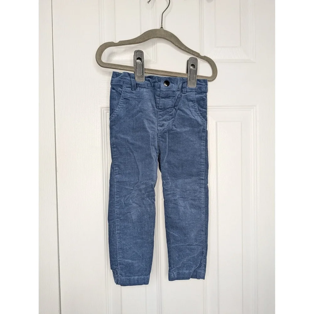 Edgehill Collection Kids 24M Fair Isle Sweater and Corduroy Pants Set Rust Blue